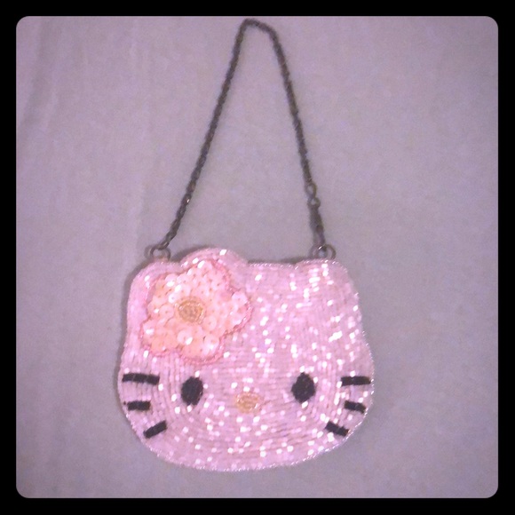 Hello Kitty Beaded Coin Purse - Picture 2 of 2